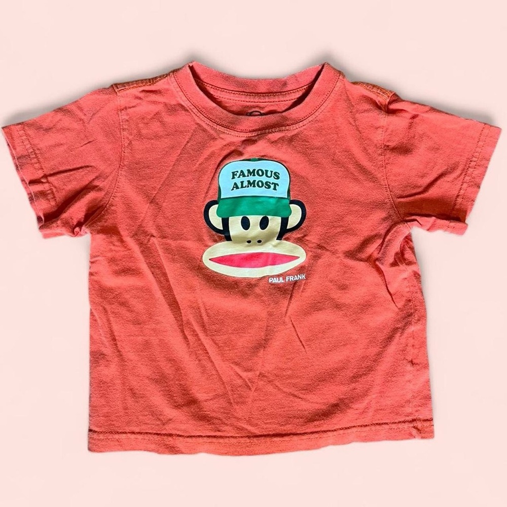 Paul Frank Monkey 🐵 “Famous Almost” Toddler Short Sleeve Tee